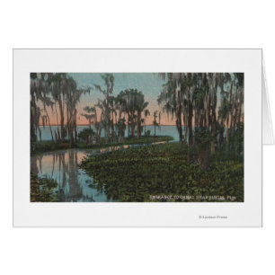 Eustis, Floride - Vue sur le canal de Swampy
