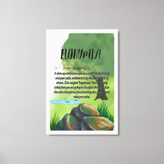 Euthymia Canvasprint Canvas Afdruk