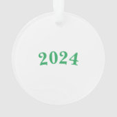 EV Aangedreven door Fotonen Acryl Ornament (achterkant)