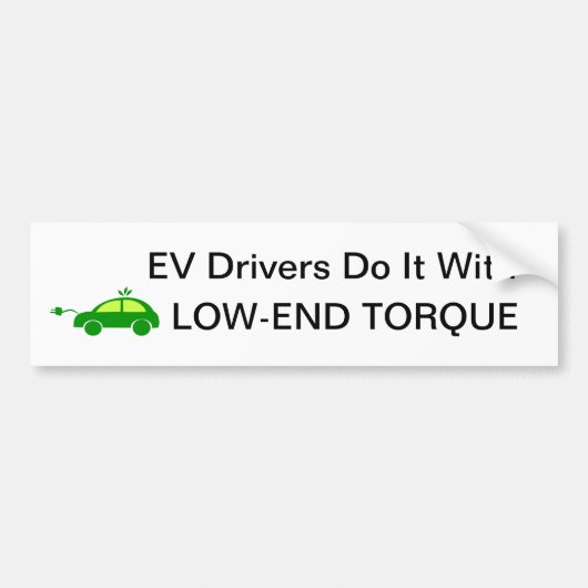 EV-stuurprogramma's doen het Bumpersticker (Voorkant)