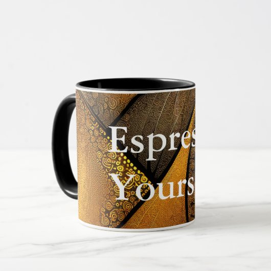 Eva 1 Résumé Conception Combo Mug (Devant gauche)