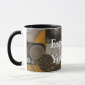 Eva 2 Abstract Ontwerp Combo Mok (Links)