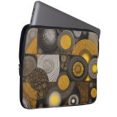 EVA 2 Abstract ontwerp Laptop Hoesje Laptop Sleeve (Voorkant Rechts)
