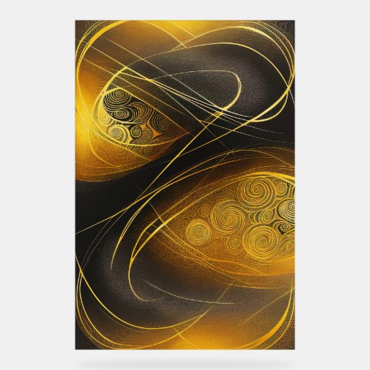 EVA 3 Abstract Design Acryl Teken Acryl Bord (Voorkant)