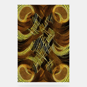 EVA 6 Abstract Ontwerp Acryl Teken Bord