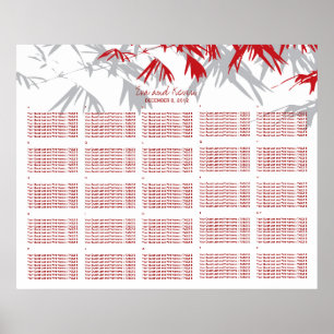 Eva Bamboo laat de Chinese weddenschapskaart achte Poster