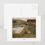 Eva Gonzalès #3 - Carte postale d'art (Devant / Derrière)