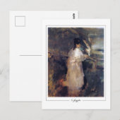 Eva Gonzalès #4 - Carte postale d'art (Devant / Derrière)
