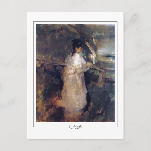 Eva Gonzalès #4 - Carte postale d'art (Devant)