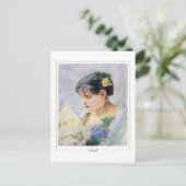 Eva Gonzalès #70 - Carte postale Art (Debout devant)