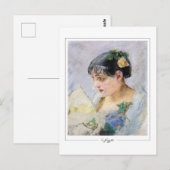 Eva Gonzalès #70 - Carte postale Art (Devant / Derrière)