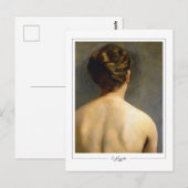 Eva Gonzalès #81 - Carte postale Art (Devant / Derrière)