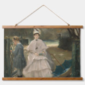 Eva Gonzales Nanny en Child Impressionism Art Hangend Wandkleed (Voorkant)