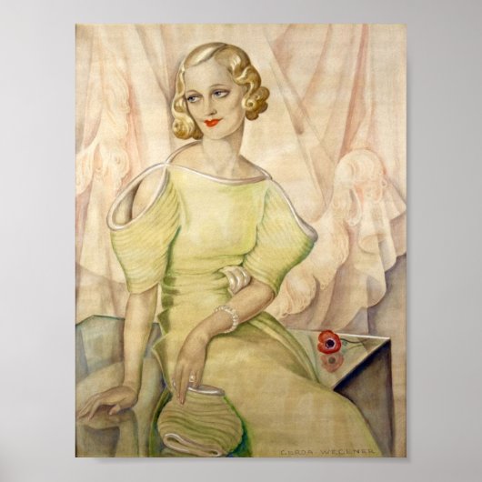 Eva Heramb - Gerda Wegener Poster (Voorkant)