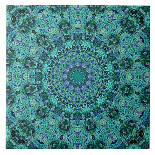 Eva-Lucia Mandala Tile Tegeltje (Voorkant)