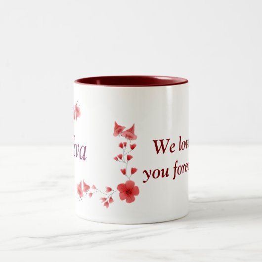 Eva nom Mug - Custom Coffee Cup with An An (Centre)