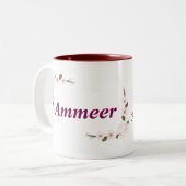 Eva nom Mug - Custom Coffee Cup with An An (Devant gauche)