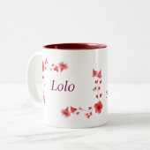 Eva nom Mug - Custom Coffee Cup with An An (Devant gauche)