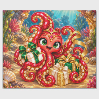 Eva – Papier cadeau de Noël sous la mer