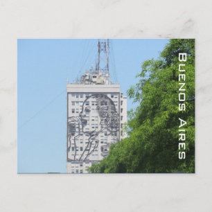 eva peron mural briefkaart