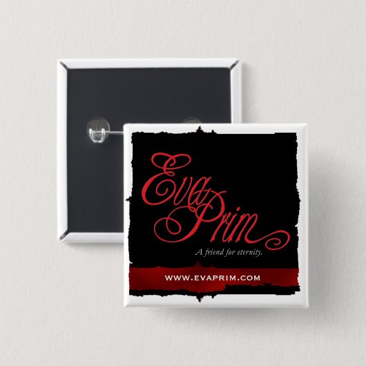 Eva Prim's Gothische Button (Voorkant /achterkant)