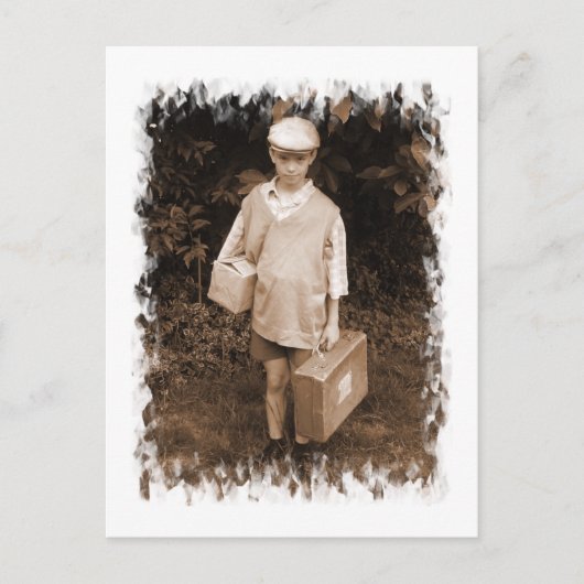 evacué | BRIEFKAART (Voorkant)