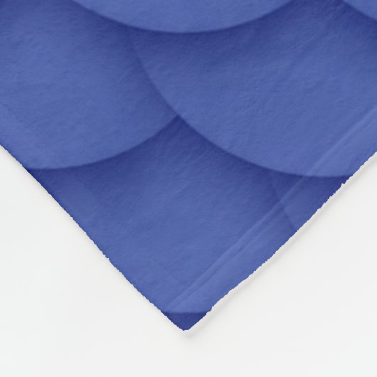 Evan - Blue Fleece Deken (Hoek)