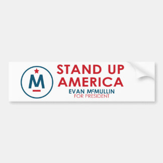 Evan McMullin - Sta Amerika op! Bumpersticker