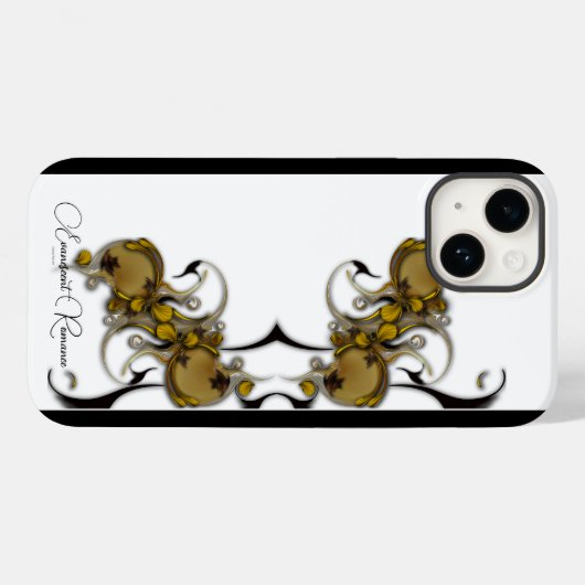 "Evanescent Romance", Coque Apple iPhone 14 (Verso (horizontal))