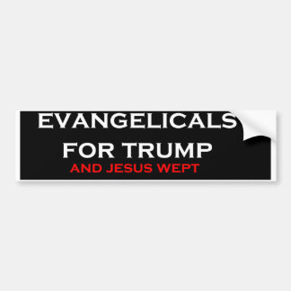 Evangelicals voor TRUMP Bumpersticker