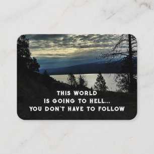 Evangelie Evangelisatie Uitnodigen Verlossing zakb Visitekaartje