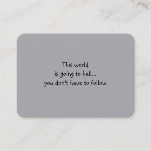 Evangelie Evangelisatie Uitnodigen Verlossing zakb Visitekaartje