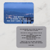 Evangelie Evangelisatie Uitnodigen Verlossing zakb Visitekaartje (Voorkant / Achterkant)