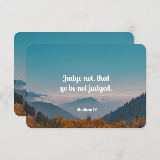 Evangelie Geheugen Verse Set - Matteüs (Voorkant / Achterkant)