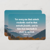 Evangelie Geheugen Verse Set - Matteüs (Voorkant / Achterkant)