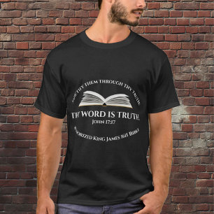 Evangelie van Johannes Bijbel Verse Woord van God  T-shirt