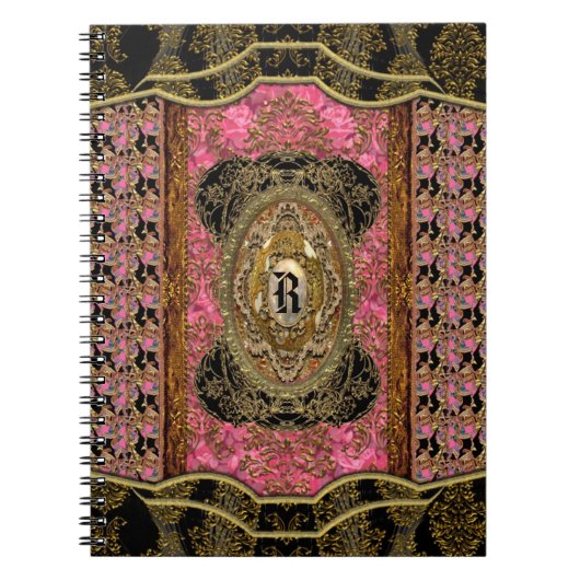 Evangelinae Elegant Cool Monogram Notitieboek (Voorkant)