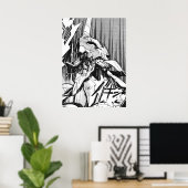 Evangelion Unit 01 Berserk Manga Poster (Thuiskantoor)