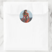 Evangelion van Michael Bay - Asuka Ronde Sticker (Tas)