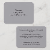 Evangélisme Evangélisme Invitation Gardien de poch (Devant / Derrière)