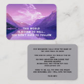 Evangélisme Evangélisme Invitation Gardien de poch (Devant / Derrière)