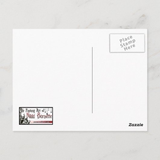 Evania - Carte postale sorcière (Dos)