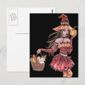 Evania - Witch Briefkaart (Voorkant / Achterkant)