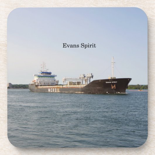 Evans Ensemble de 6 dessous de verre en plastique (Devant)