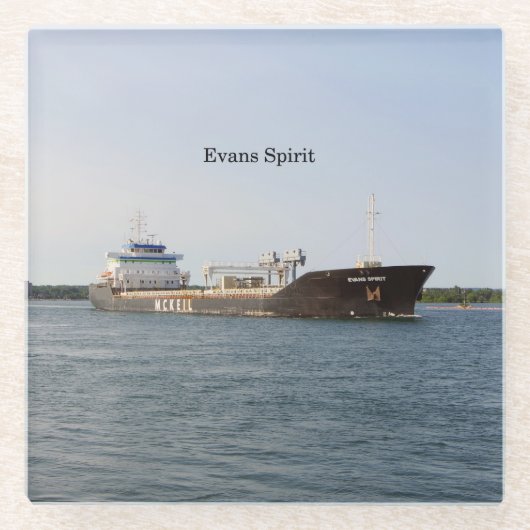 Evans onderzetter Gedistilleerd glas (Voorkant)