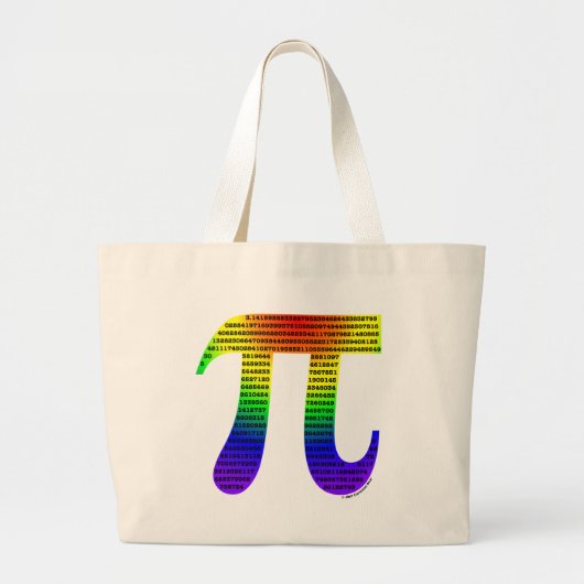 Evan's Pi #2 Grote Tote Bag (Voorkant)