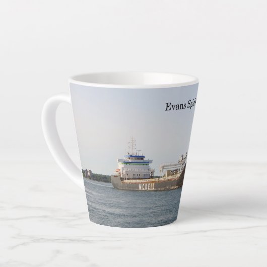 Evans Spirit latte mug (Angle gauche)