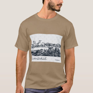 Evansville Indiana Oversized T-shirt