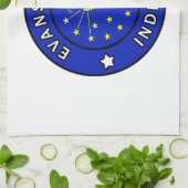 Evansville Indiana Theedoek (Gevouwen)