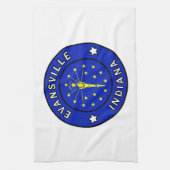 Evansville Indiana Theedoek (Verticaal)
